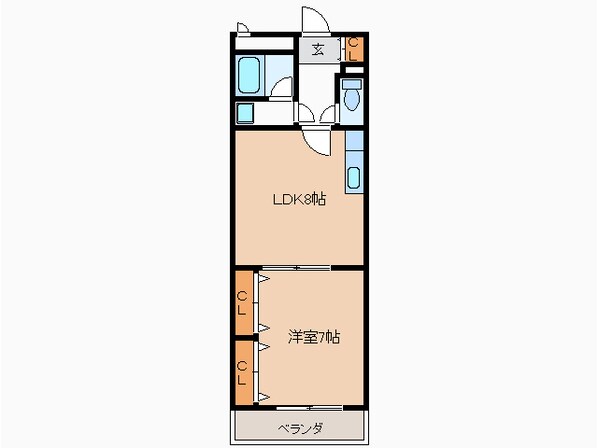 グリーンバレー境松の物件間取画像